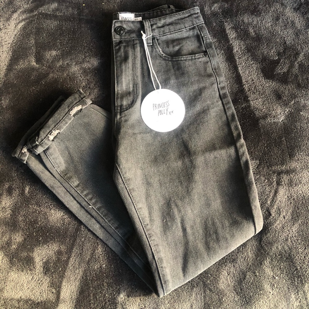 Princess Polly Secondcity Jeans size 4 black